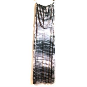 YOUNG FABULOUS & BROKE Strapless Maxi Dress Purple